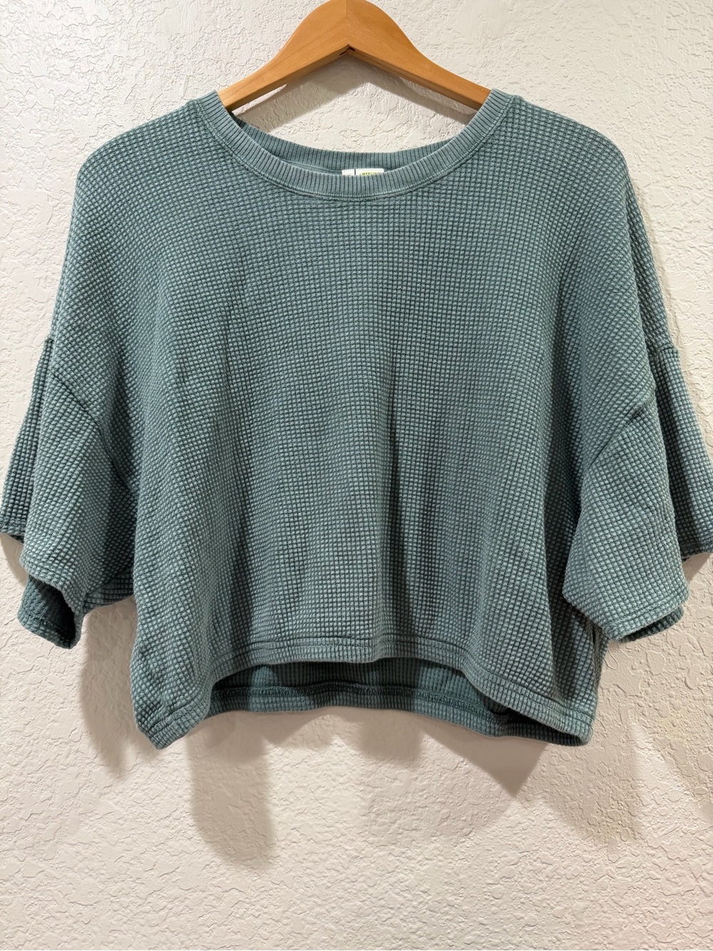 OFFLINE By Aerie Wow! Waffle Cinched T-Shirt Size XL - Picture 12 of 12